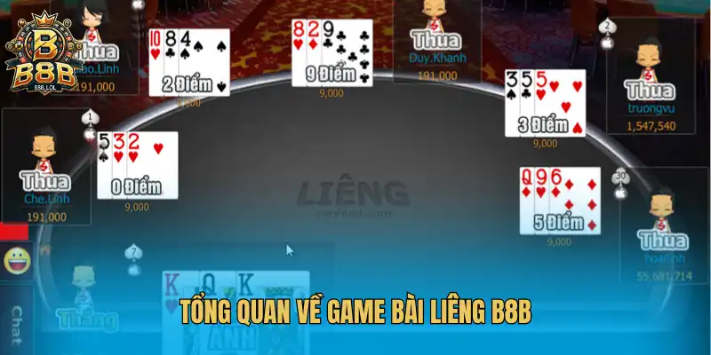 Tổng quan về game bài liêng B8B