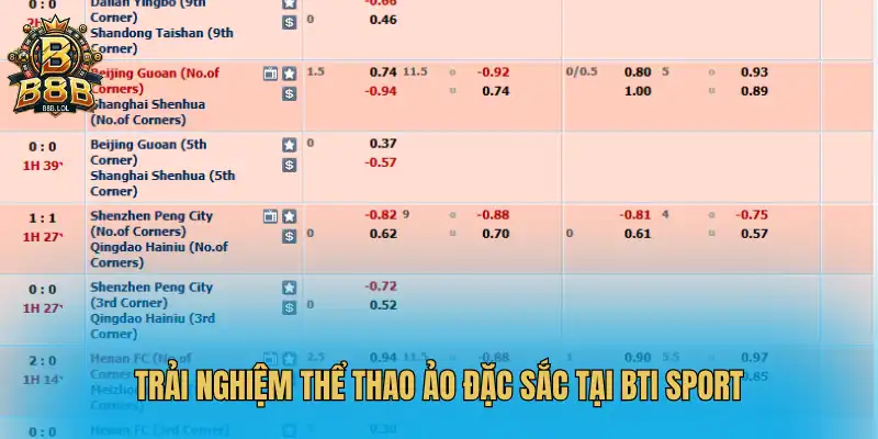 Trải nghiệm thể thao ảo đặc sắc tại BTi Sport