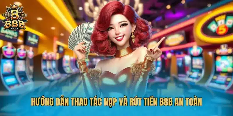 Hướng dẫn thao tác nạp và rút tiền B8B an toàn